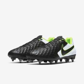 Nike Tiempo Legend 8 Academy SG-PRO Anti-Clog Traction - Női Focicipő - Fekete/Fehér/Fekete